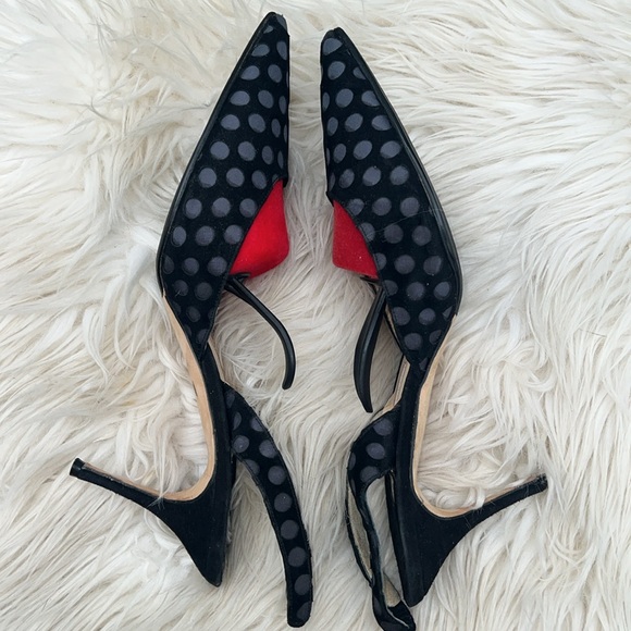Manolo Blahnik Polka Dot Low Heel Pump 41 - Picture 3 of 6